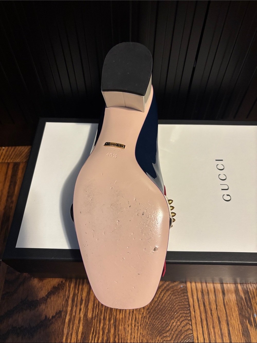 Women's GUCCI loafers Size 40.5 size 10.5 - Picture 10 of 14
